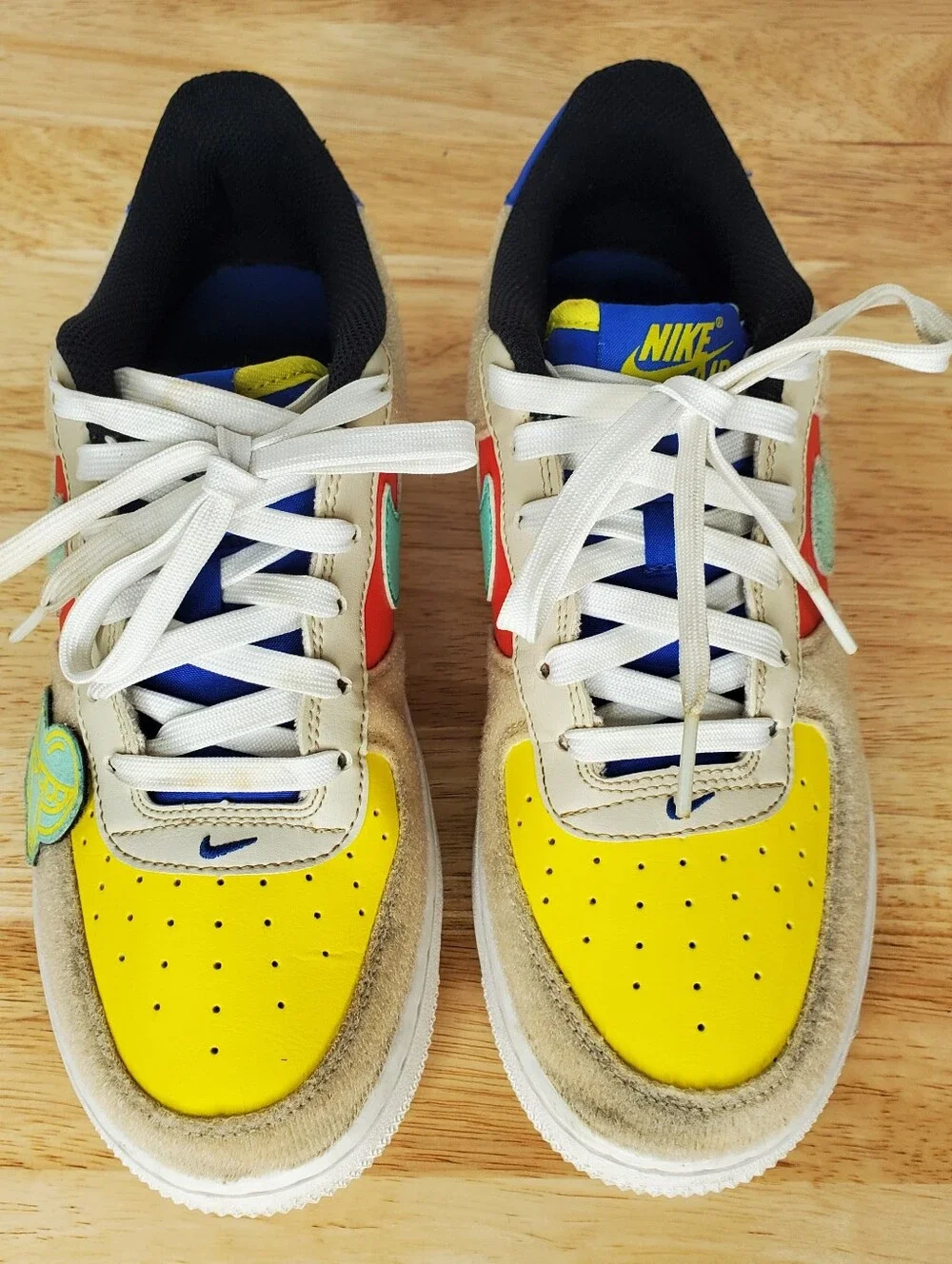 Nike Air Force 1 Low Shoes Multicolor Youth Size 5.5 FN7818 100